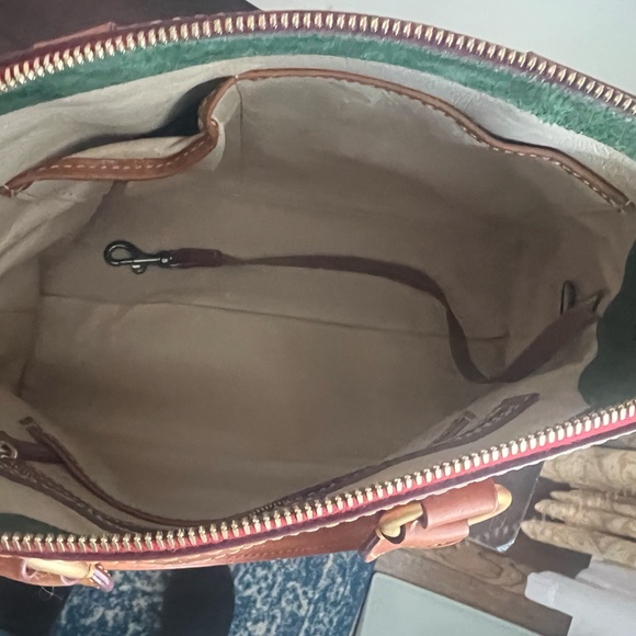 Dooney & Bourke Florentine Cameron Satchel - Natural - Picture 5 of 7